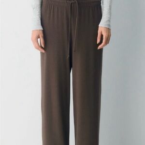 Aritzia Brown Wide Leg Pants